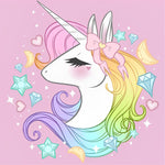 Süßes Cartoon-Einhorn Diamond Painting