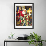 Teppich nähender Weihnachtsmann Diamond Painting