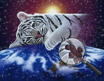 Tiger Erde Diamond Painting