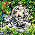 Tiger im Dschungel Diamond Painting