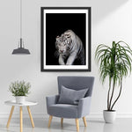 Tiger im Dunkeln Diamond Painting