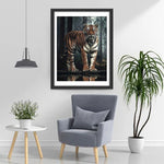 Tiger im Wald Diamond Painting