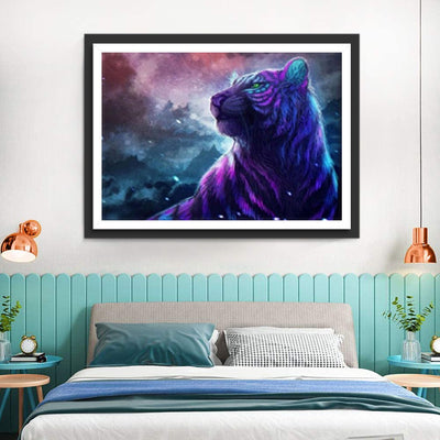 Tiger Sternenhimmel Diamond Painting