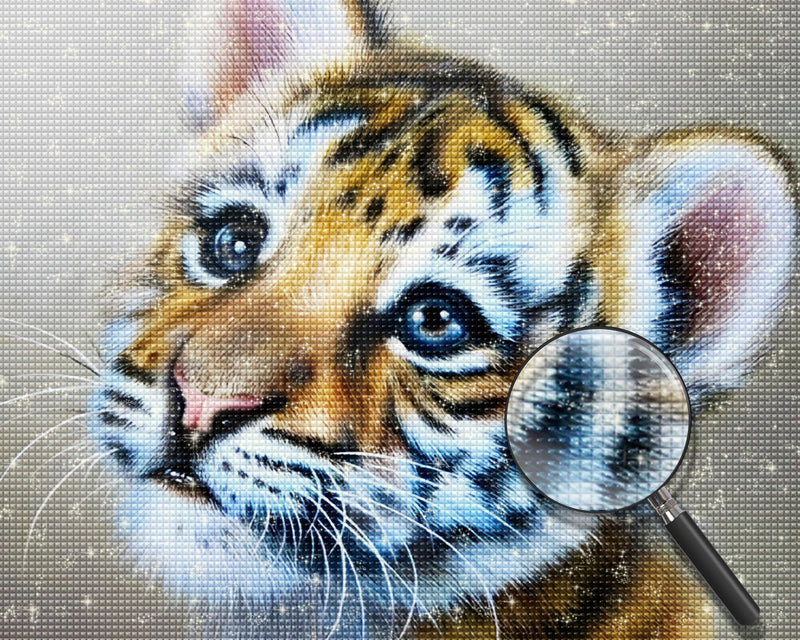 Tigerjunges Diamond Painting