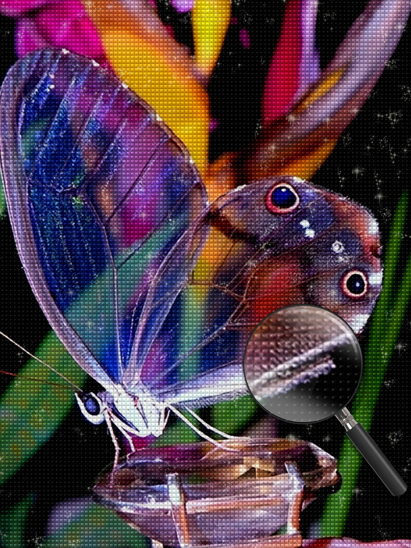 Transparenter Schmetterling Diamond Painting