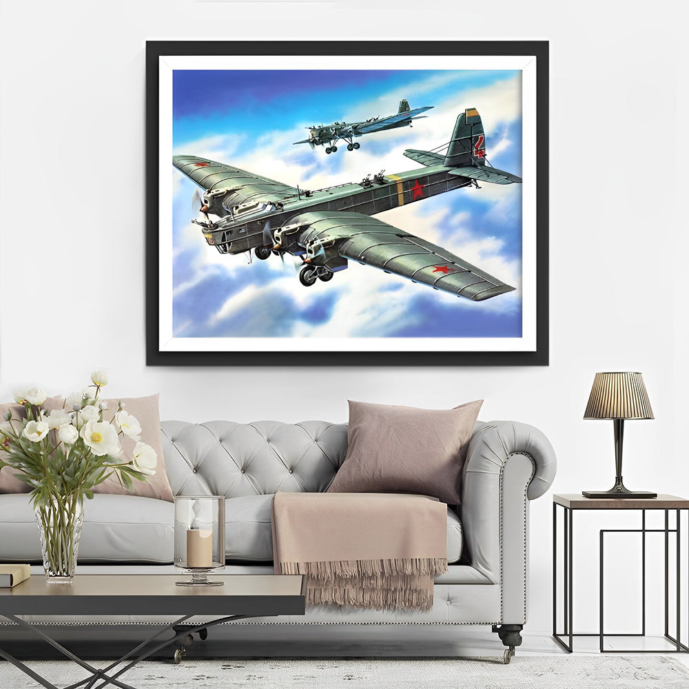 Tupolev TB-3-Bomber Diamond Painting