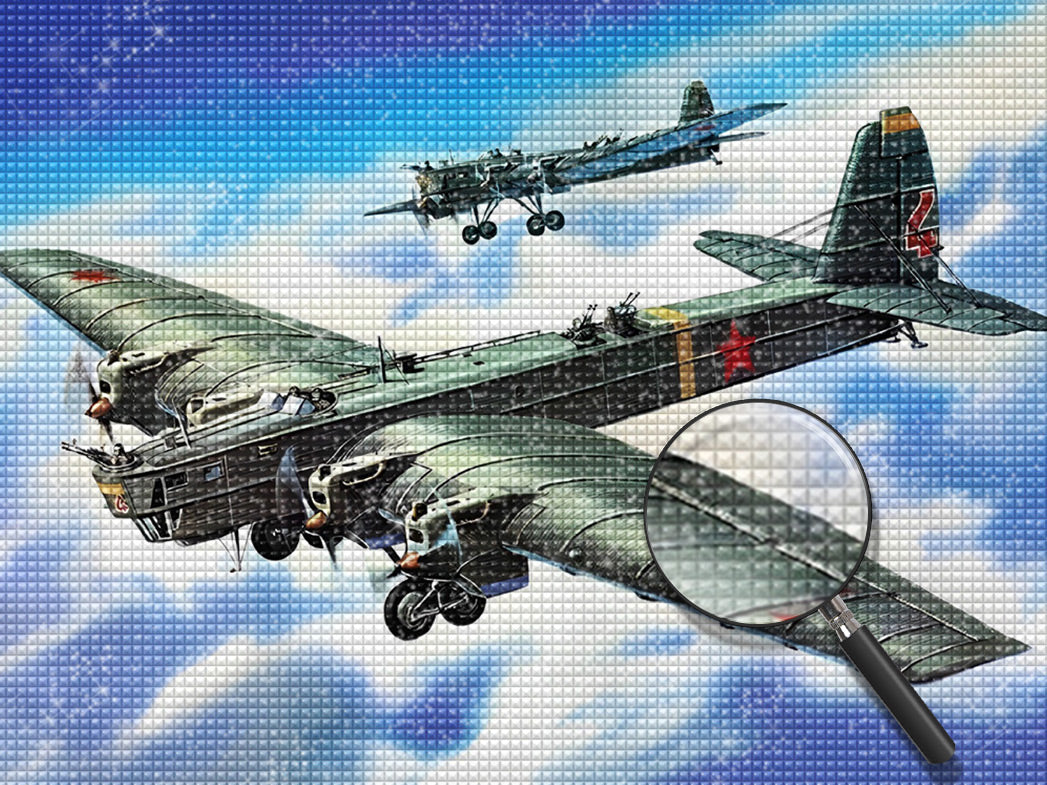 Tupolev TB-3-Bomber Diamond Painting