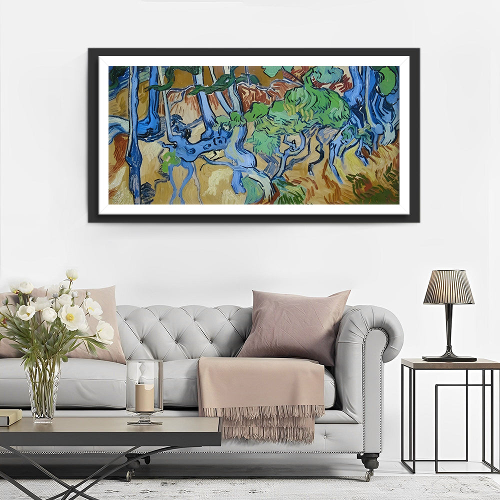 Van Gogh, Baumwurzel Diamond Painting