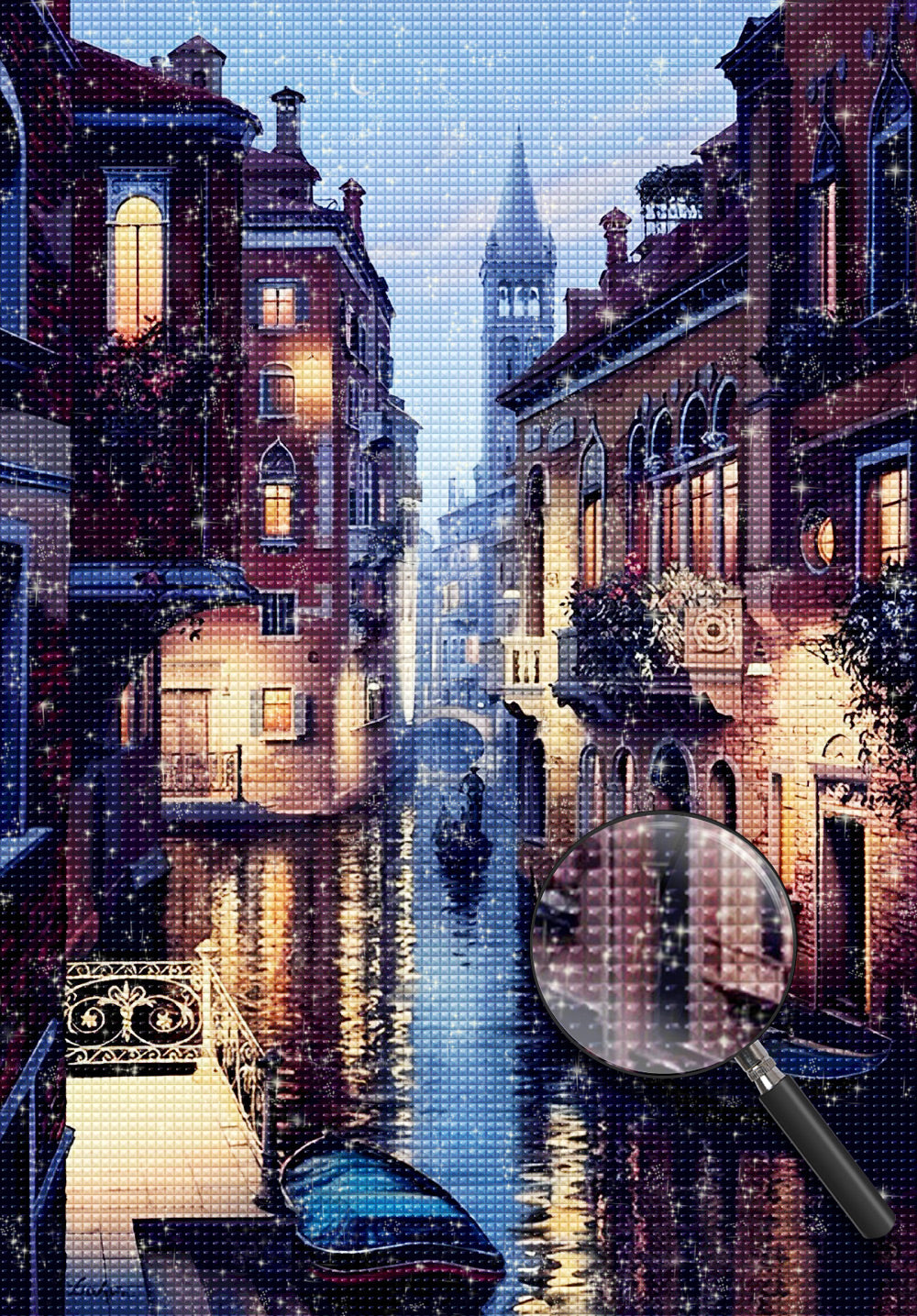 Venedig in der Nacht Diamond Painting
