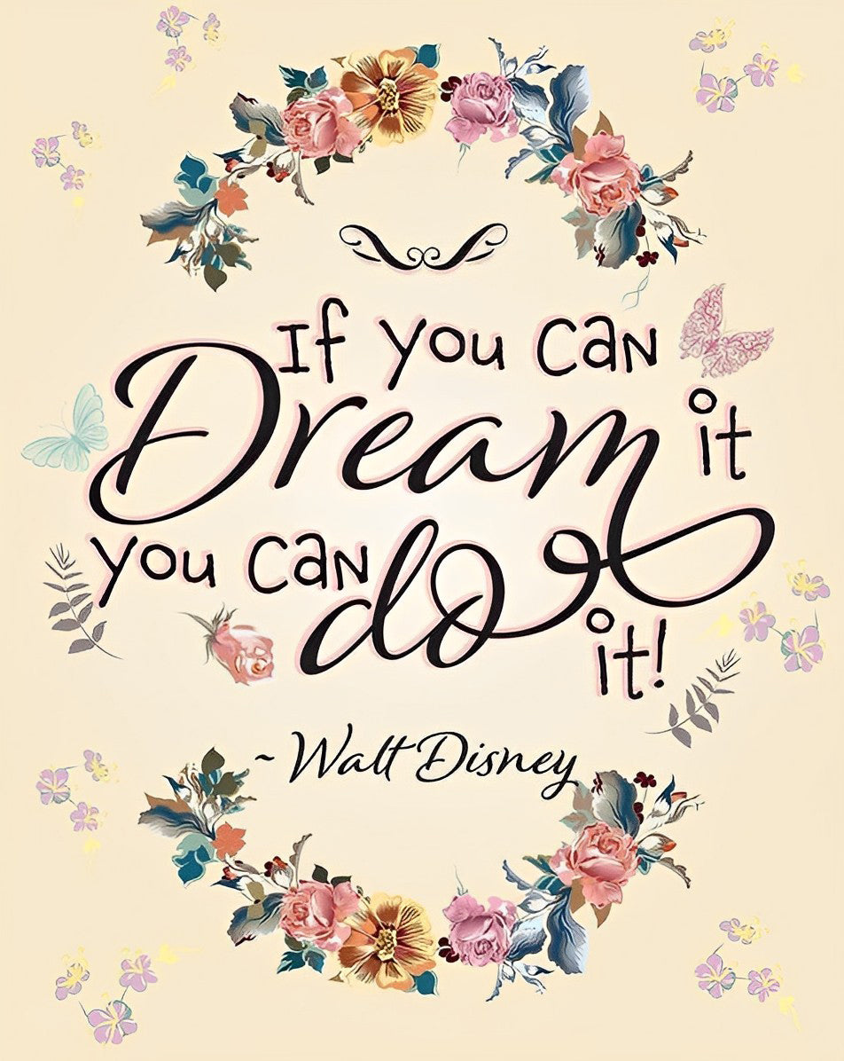 Verwirklichung vom Traum Diamond Painting