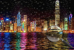 Victoria Harbour bei Nacht Diamond Painting