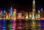 Victoria Harbour bei Nacht Diamond Painting