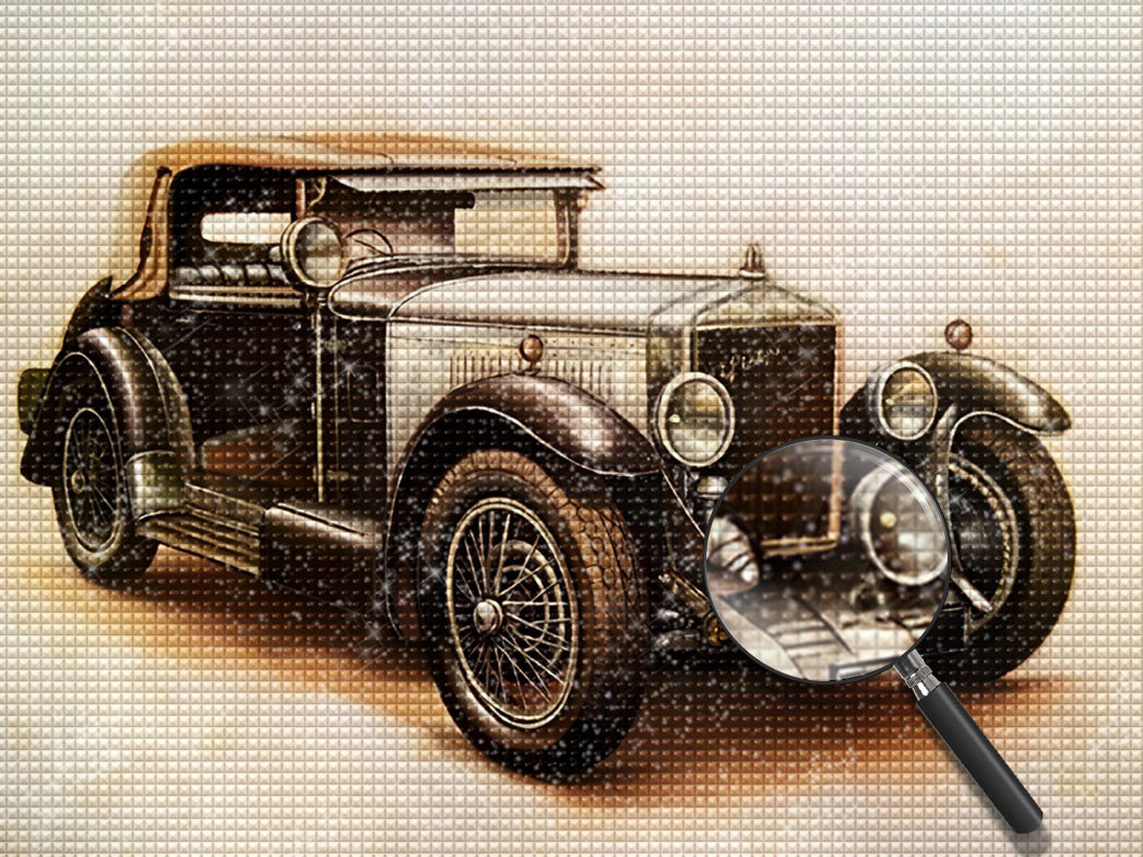 Vintage-Auto Diamond Painting