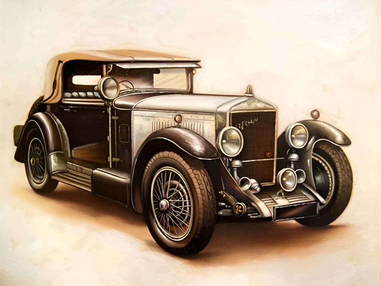 Vintage-Auto Diamond Painting