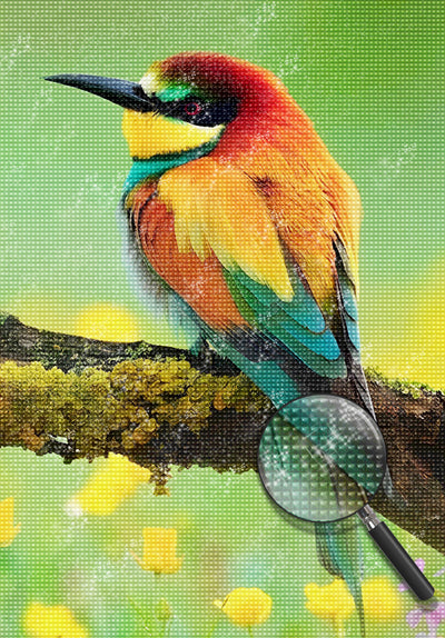 Vogel auf dem Baum Diamond Painting