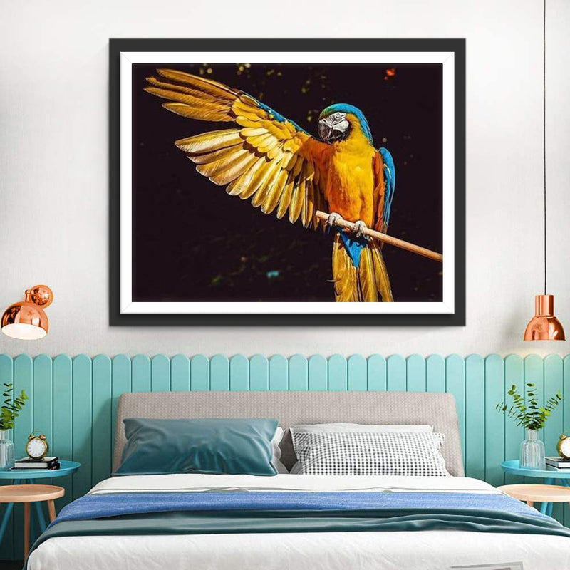 Vogel im Dunkeln Diamond Painting