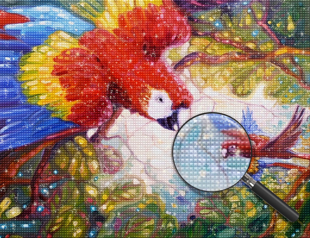 Vogel Papagei Diamond Painting
