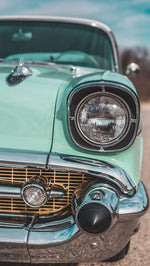 Vorderseite des grünen Autos Diamond Painting