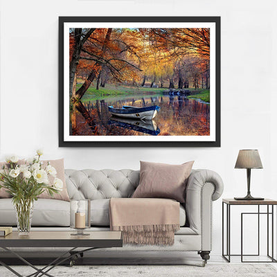 Wald im Herbst Diamond Painting