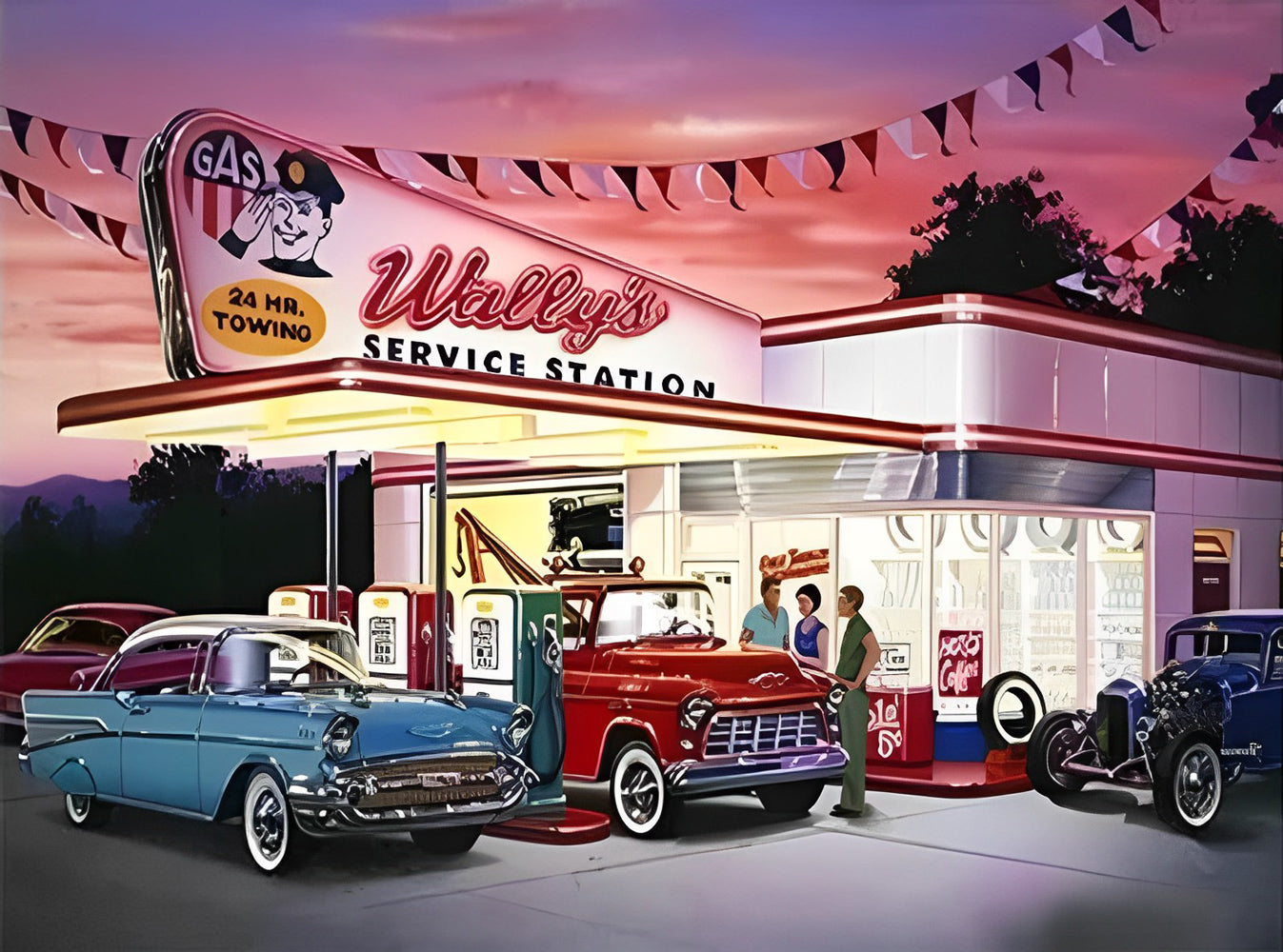 Wally's Service-Station Diamond Painting