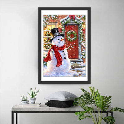 Weihnachten Schneemann Diamond Painting