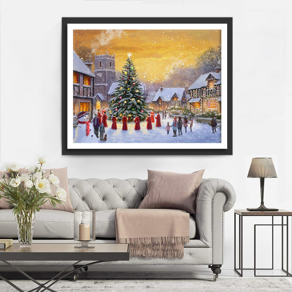 Weihnachtsbaum Diamond Painting