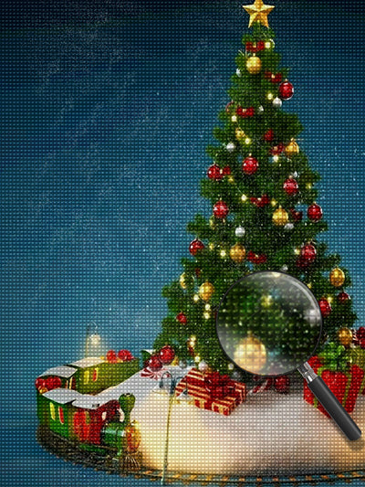 Weihnachtsbaum Geschenke Diamond Painting