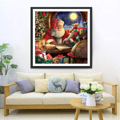 Weihnachtsmann Brief Geschenke Diamond Painting