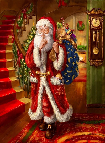 Weihnachtsmann Diamond Painting