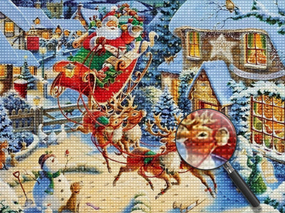 Weihnachtsmann Diamond Painting