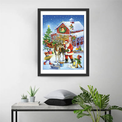 Weihnachtsmann Geschenke Diamond Painting