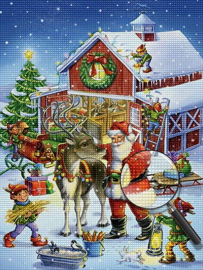 Weihnachtsmann Geschenke Diamond Painting