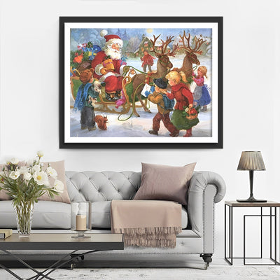 Weihnachtsmann Kinder Diamond Painting