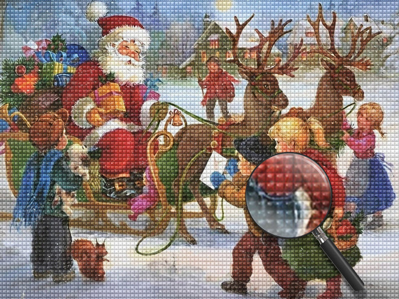 Weihnachtsmann Kinder Diamond Painting