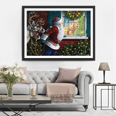 Weihnachtsmann Kinder Diamond Painting