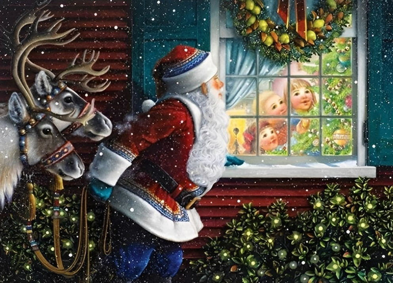 Weihnachtsmann Kinder Diamond Painting