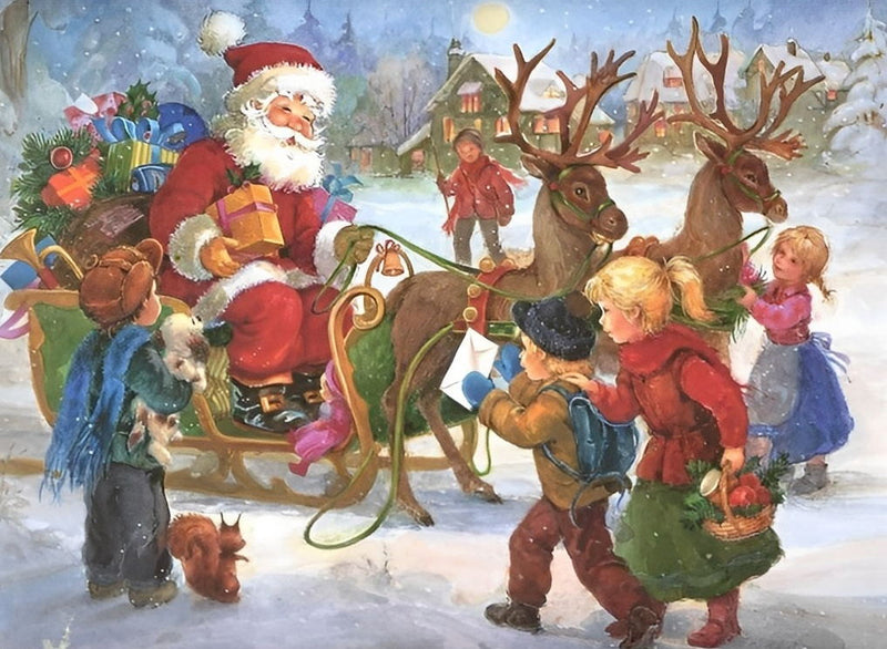 Weihnachtsmann Kinder Diamond Painting