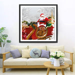 Weihnachtsmann mit Schlitten Diamond Painting