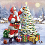 Weihnachtsmann Weihnachtsbaum Geschenke Diamond Painting