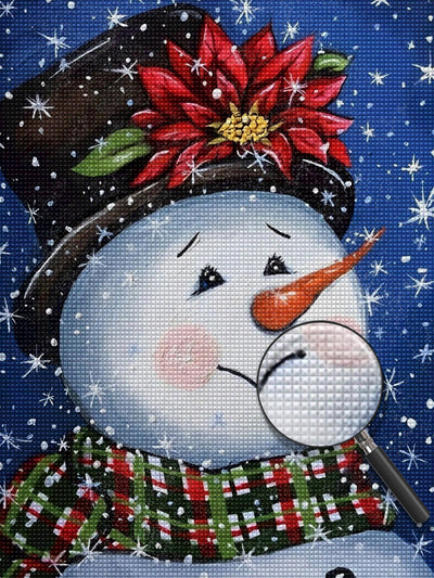 Weihnachtsschneemann Diamond Painting