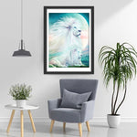 Weiße Löwen Diamond Painting