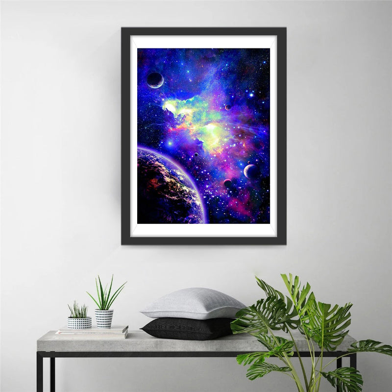 Weltraum Planeten Diamond Painting