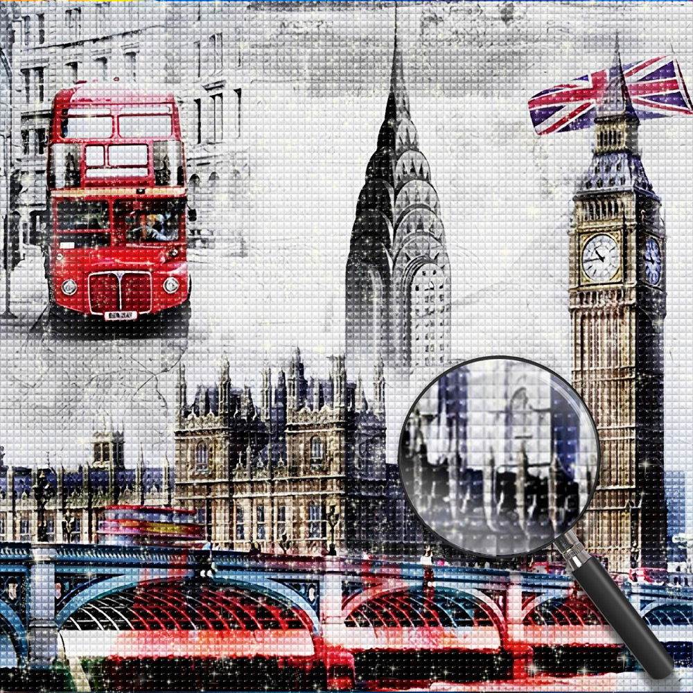 Wichtige Gebäude in London Diamond Painting