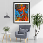 Wiedergeburt von Phönix aus dem Feuer Diamond Painting