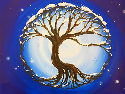 Winter-Baum Diamond Painting