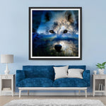 Wolf Wald See Diamond Painting