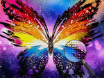 Zerbrochener bunter Schmetterling Diamond Painting